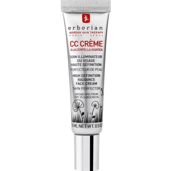 Erborian Cc Cream a La Centella Asiática Tono Doré (Dorado) SPF 30 Iluminadora 15 ml